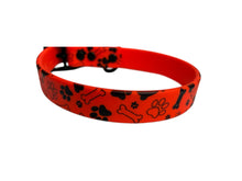 Load image into Gallery viewer, 1" Bone & Paw DIF Collar 20"