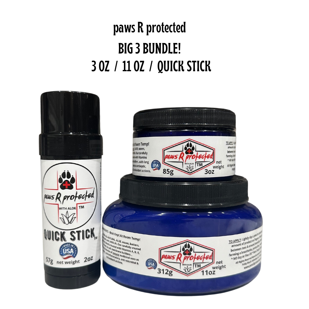 pawsRprotected ALL-IN-ONE ALL NATURAL PAW PROTECTOR BALM