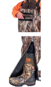 Yoder Non Insulated Bogger (Chest Waders) on Yoder Stealth Boot
