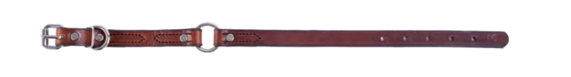3/4′′ LEATHER COLLAR-D-N-FRONT & RING-N-CENTER (Copy)