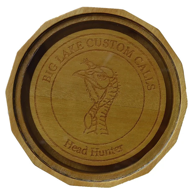 Yellow Heart Glass Pot Call - "Head Hunter" w/striker