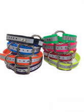 Load image into Gallery viewer, 1'' Dayglo Reflective Collar w Center Ring