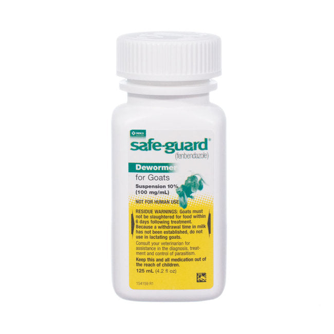 Safeguard Dewormer for Goats & Cattle 125ml