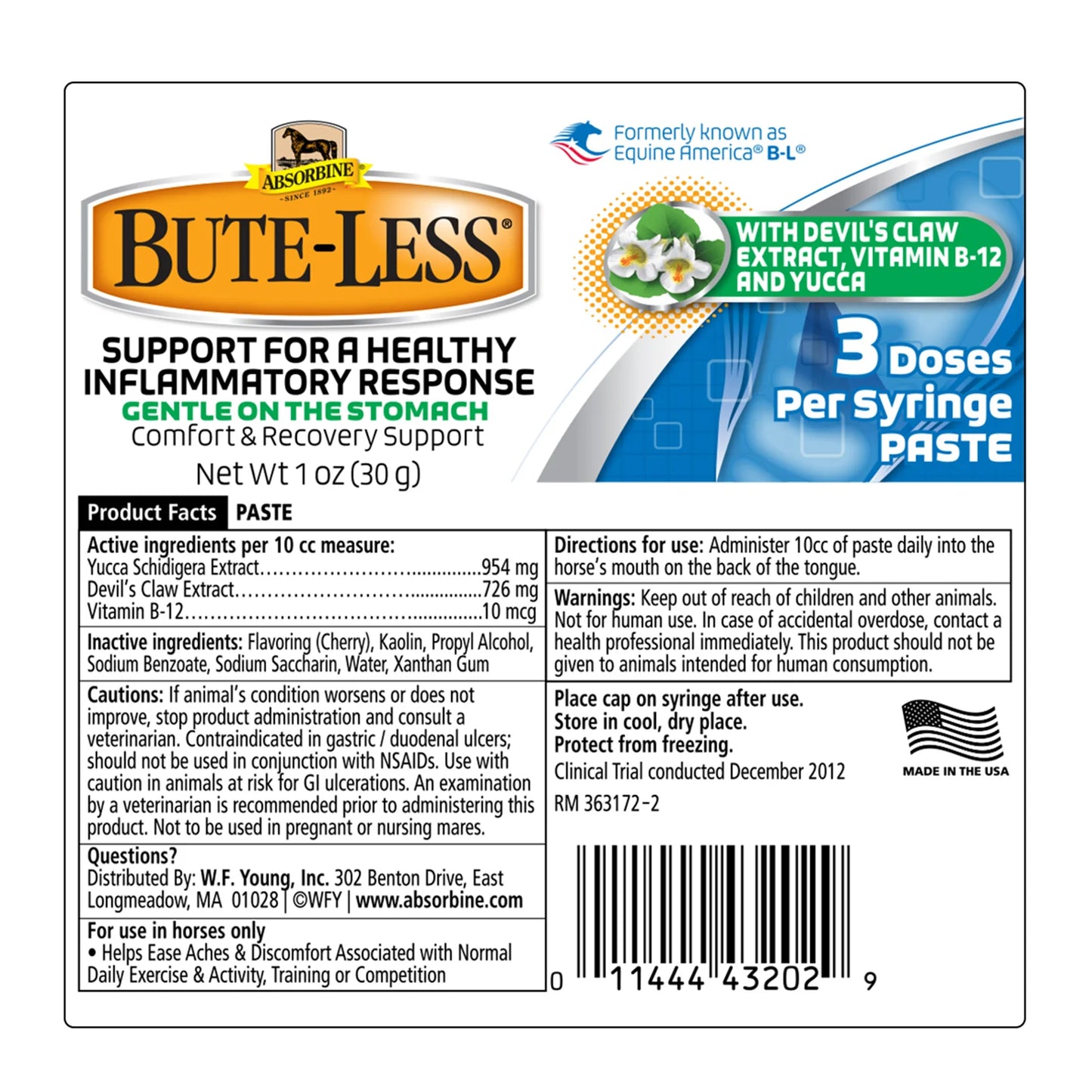 Absorbine Bute-Less Paste