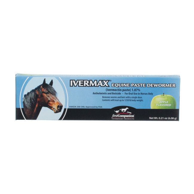 Ivermax (Ivermectin) Equine Paste 1.87% (Apple Flavored)