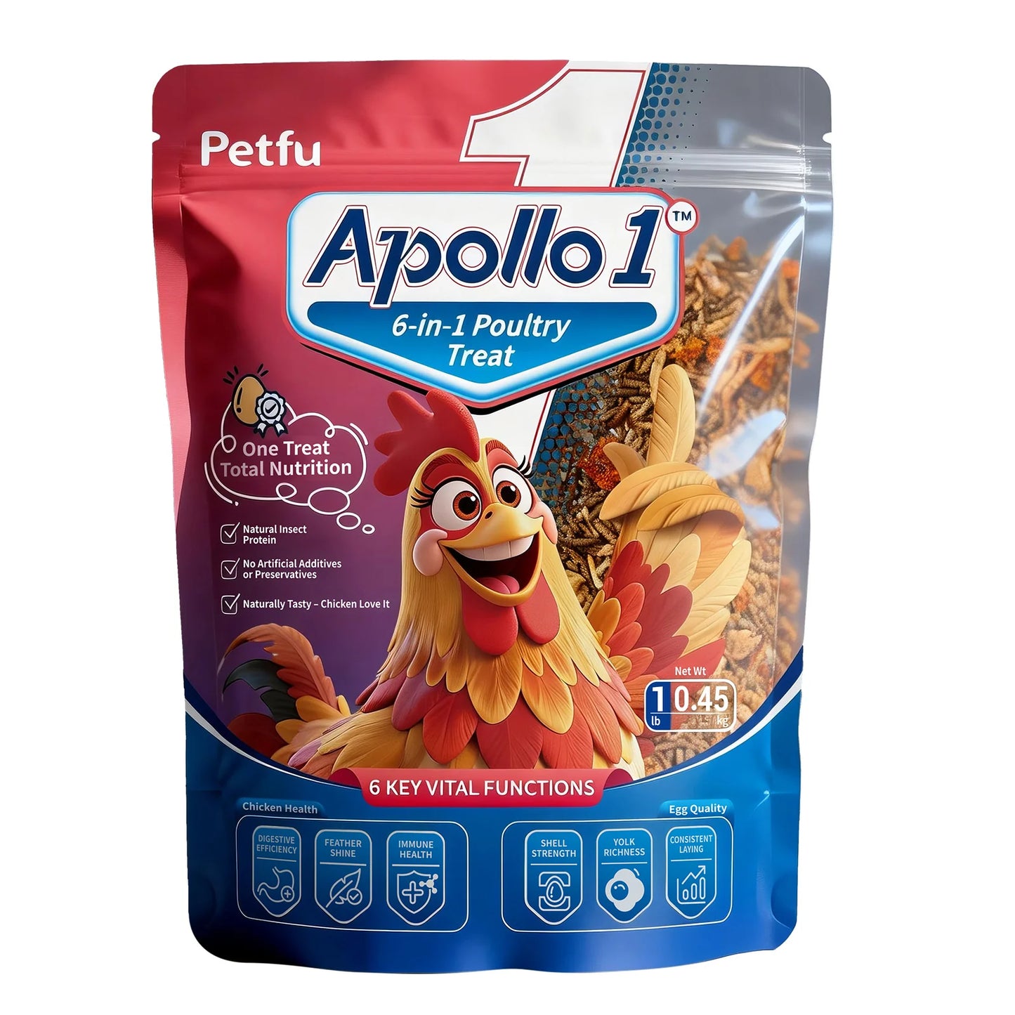 Apollo1 1LB 6in1 Poultry  Treats