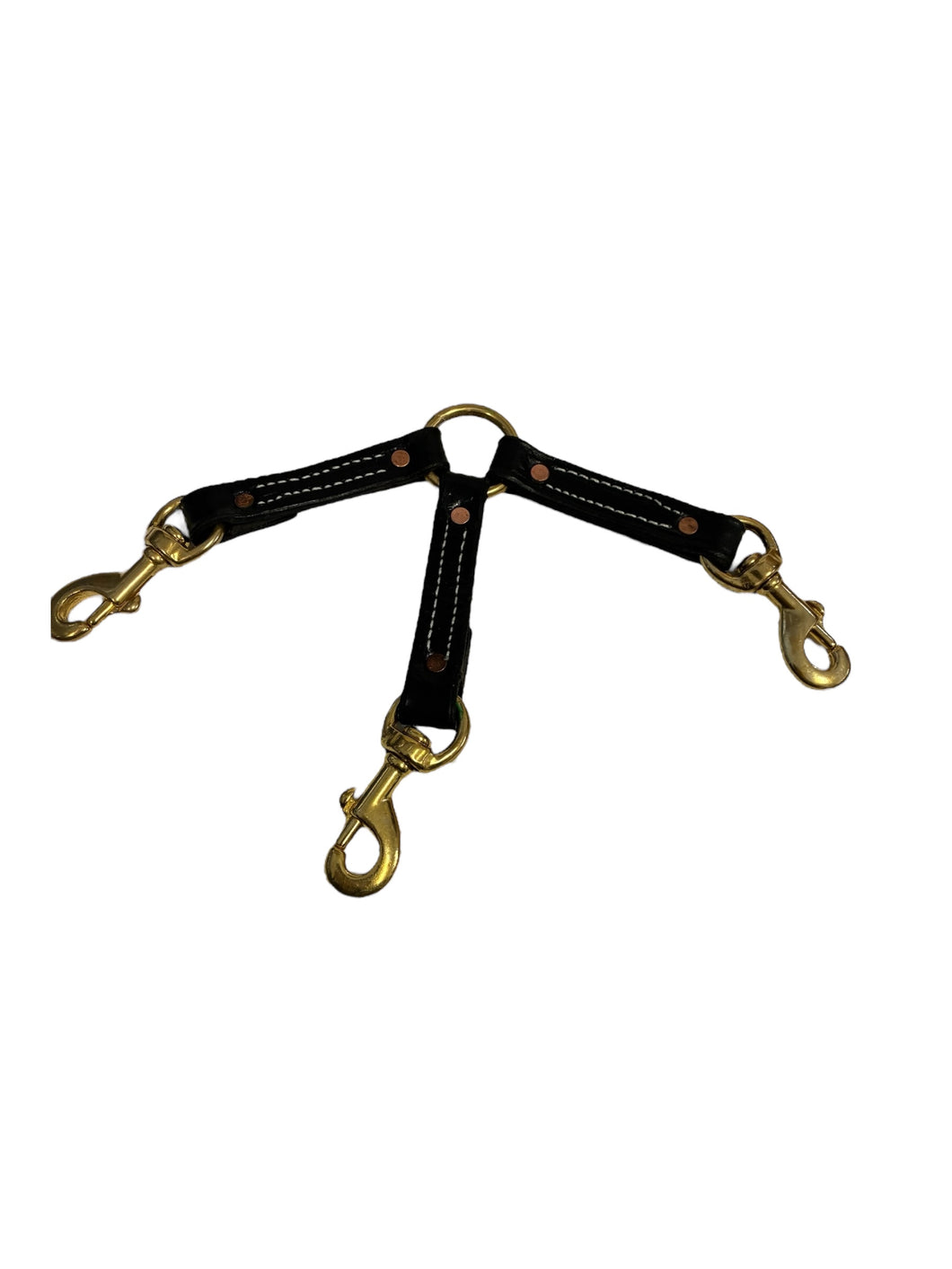 3 Dog Leather Coupler