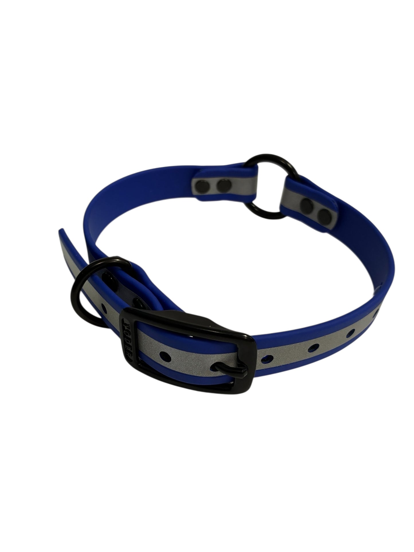 3/4" Reflective Beta Center Ring 16" Collar w/ Black Hardware