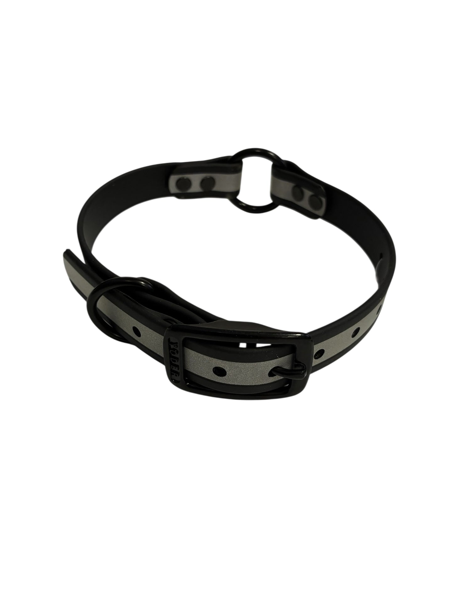 3/4" Reflective Beta Center Ring 16" Collar w/ Black Hardware