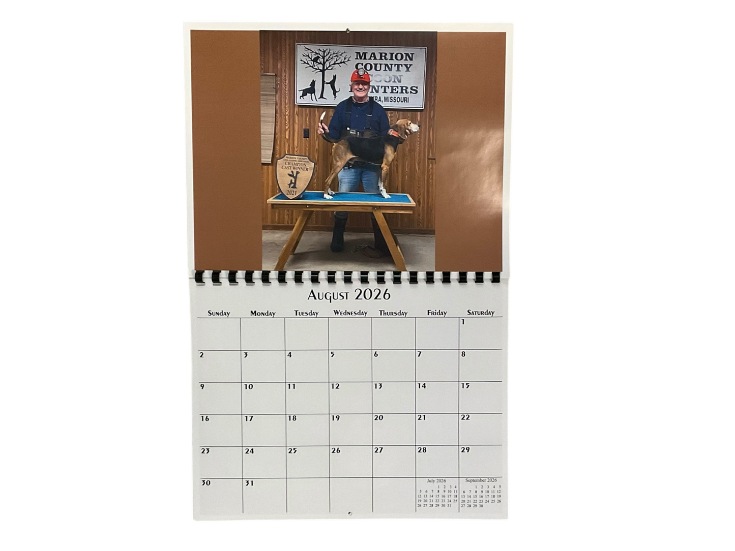 Cajun Outdoor Calendar