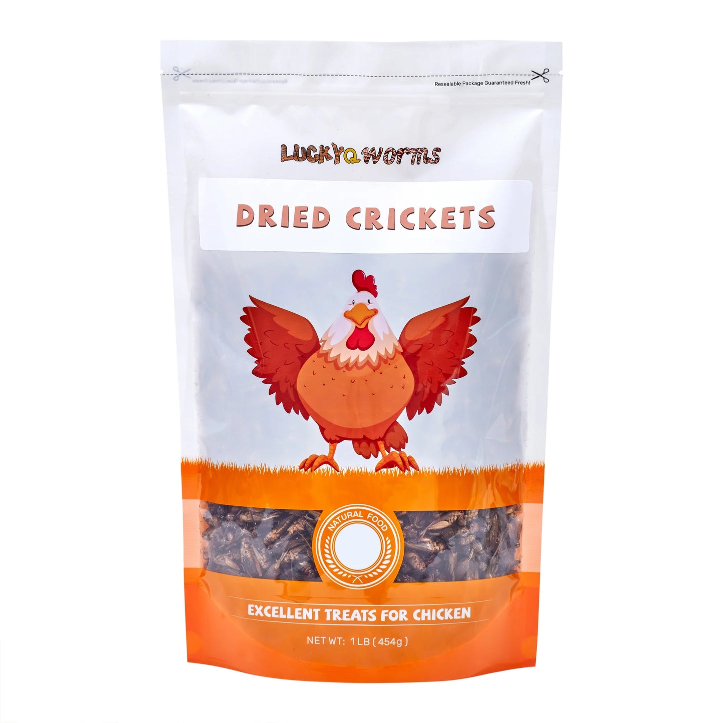 LuckyQworms 1LB Dried  Crickets