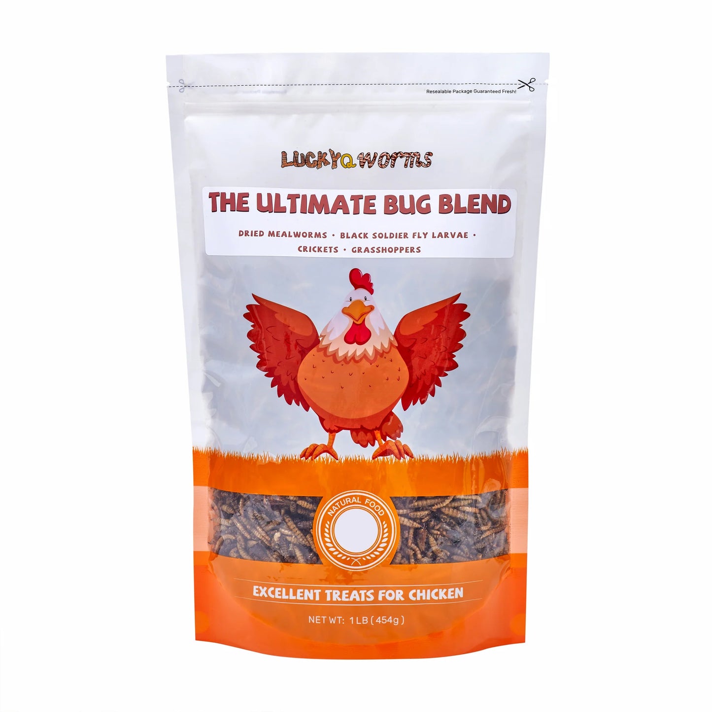 LuckyQworms 1LB The  Ultimate Bug Blend