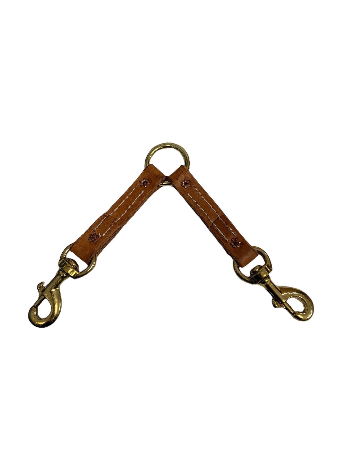 2 Dog Leather Coupler