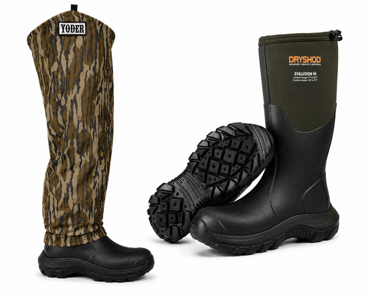 DryShod Evalusion with Yoder Bottomland Chap