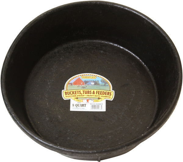 4 Quart Rubber feed Pan