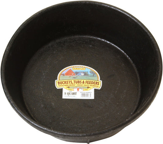 4 Quart Rubber feed Pan