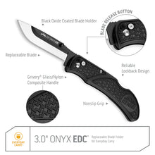 Load image into Gallery viewer, Outdoor Edge  3.0&quot; Onyx-Lite (3-Blades) Blister
