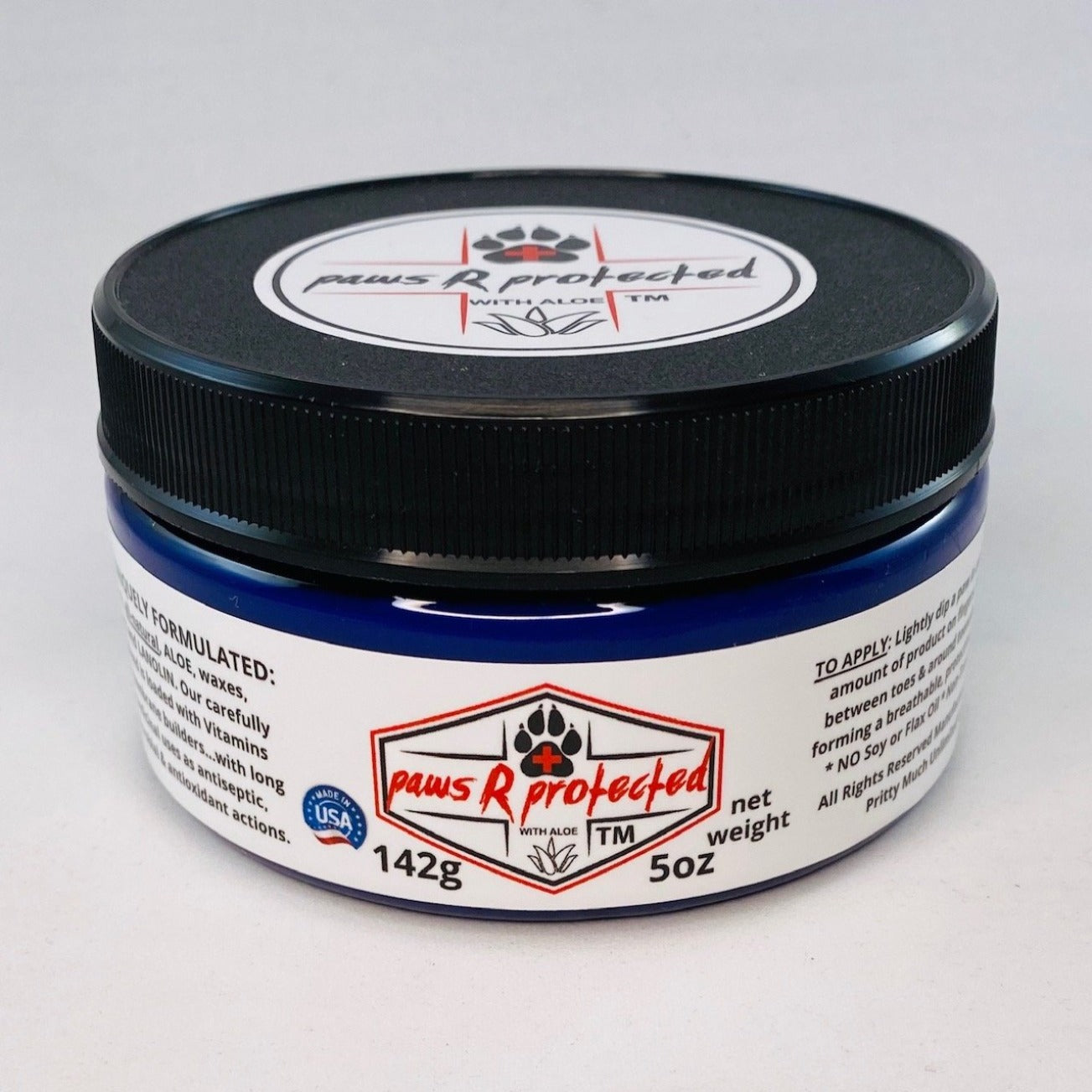 pawsRprotected  ALL-IN-ONE ALL NATURAL PAW PROTECTOR BALM