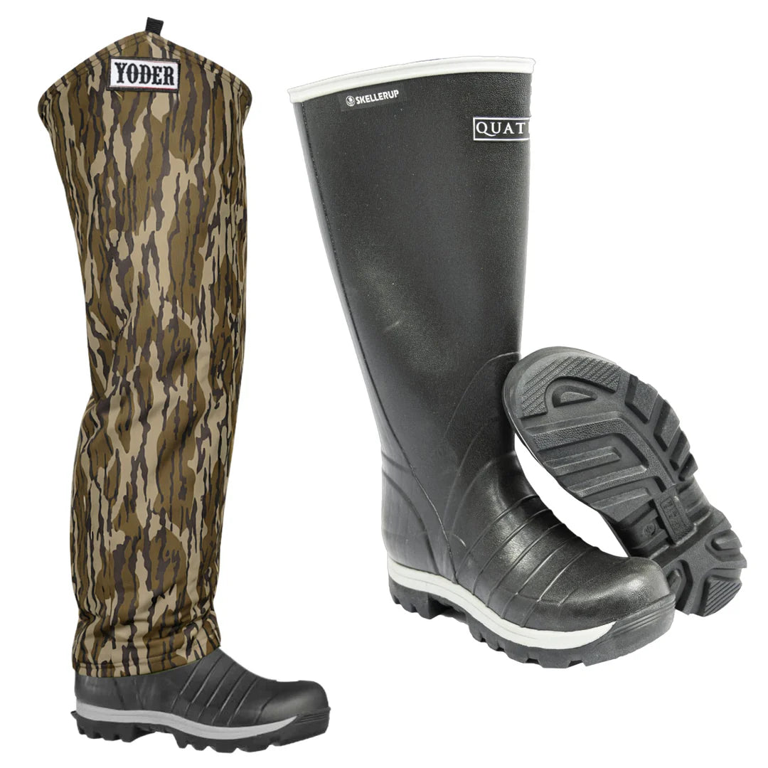 Quatro Non-Insulated Boot with Yoder Bottomland Chap