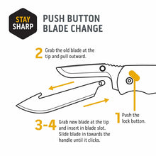 Load image into Gallery viewer, Outdoor Edge Razor-Lite EDC Folding Razor Knife

