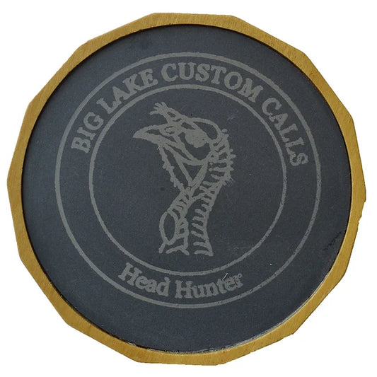 Yellow Heart Slate Pot Call - "Head Hunter" w/striker