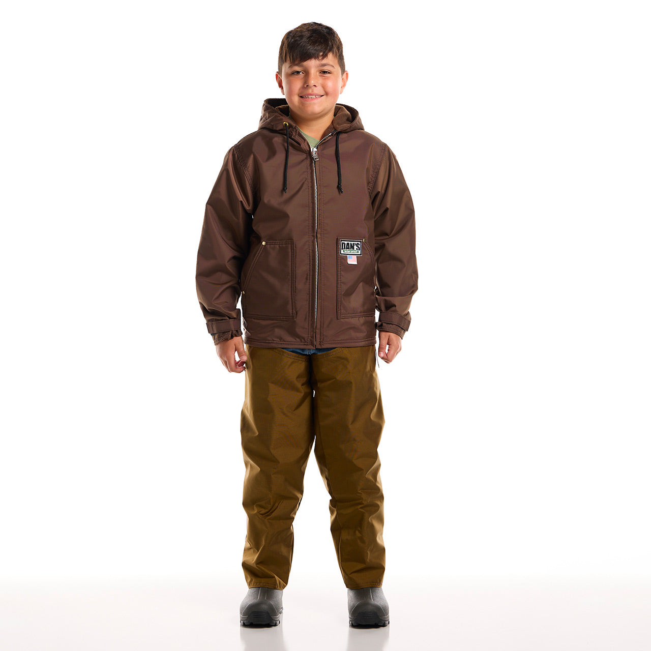Dan's Kids Briarproof Hooded Coat