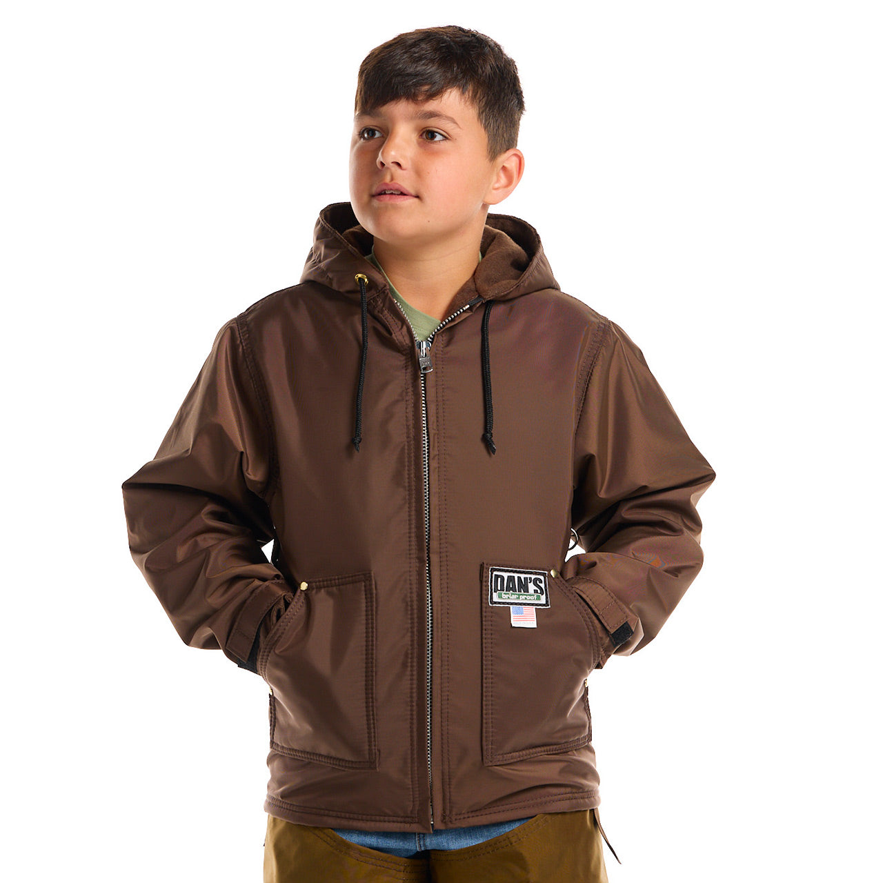 Dan's Kids Briarproof Hooded Coat