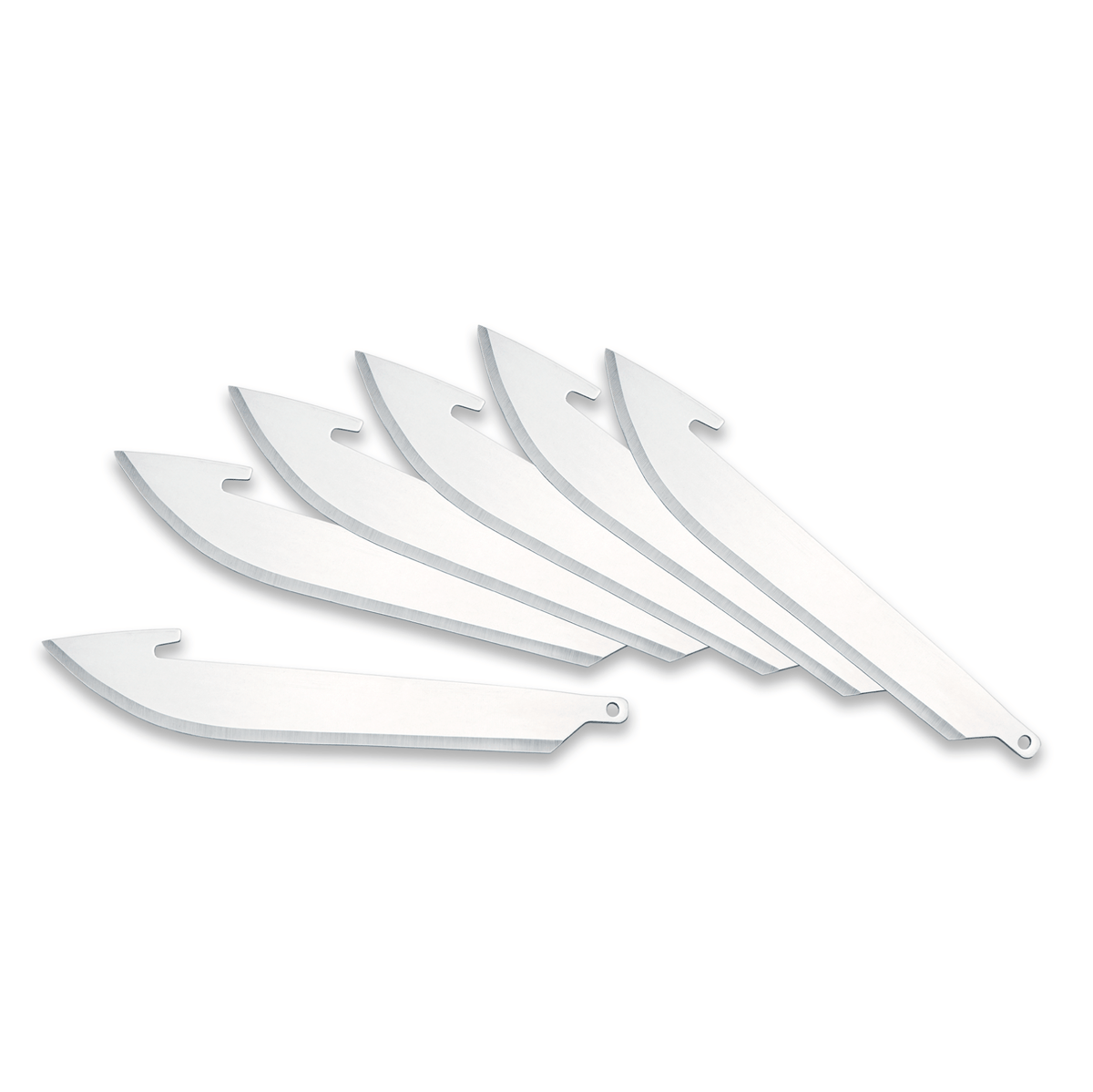 Outdoor Edge 3.5" Drop-Point Blade Pack (6 Blades)