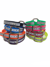 Load image into Gallery viewer, 1&#39;&#39; Dayglo Reflective Collar w Center Ring
