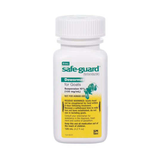 Safeguard Dewormer for Goats & Cattle 125ml