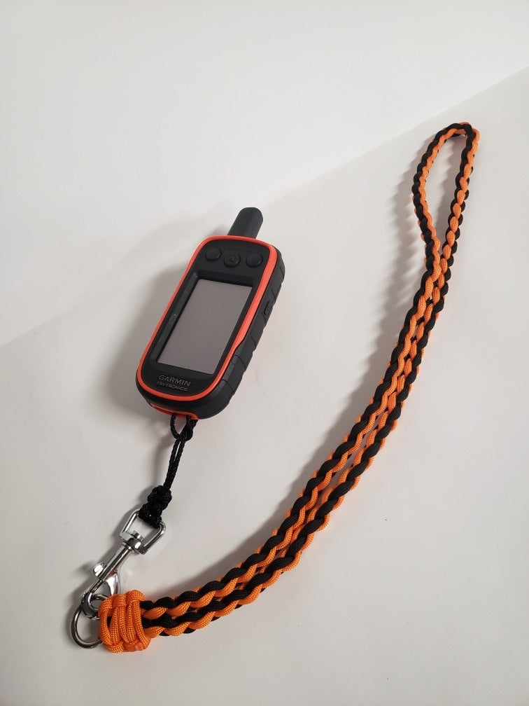 Paracord Neck Lanyard For Garmin Alpha or Astro