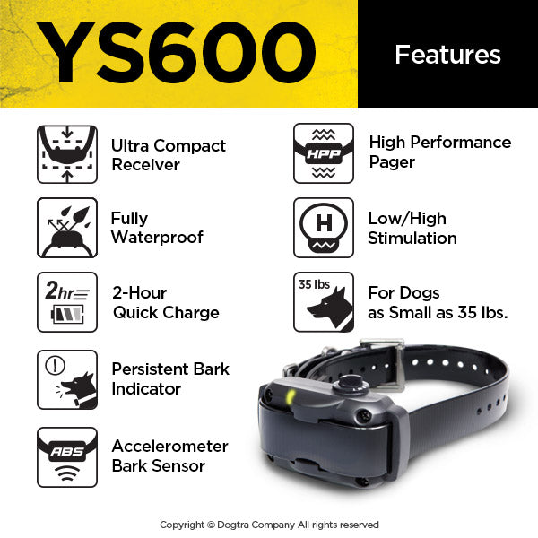 YS600 Dogtra No Bark Collar