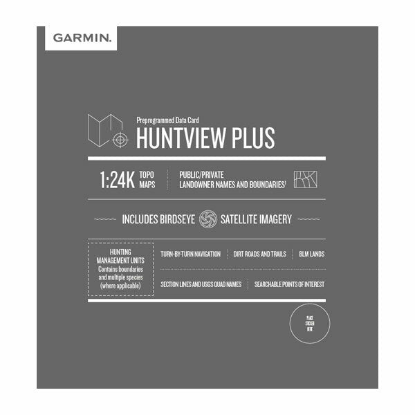 Garmin Huntview Map Card