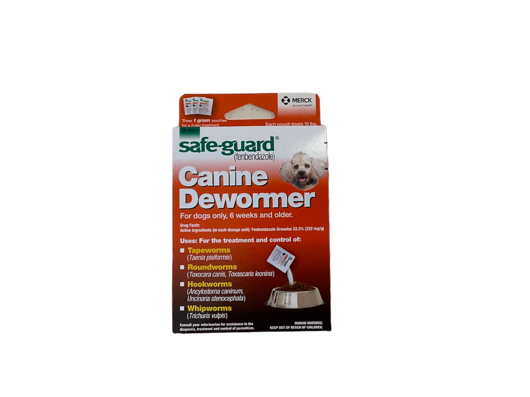 SafeGuard Canine Dewormer