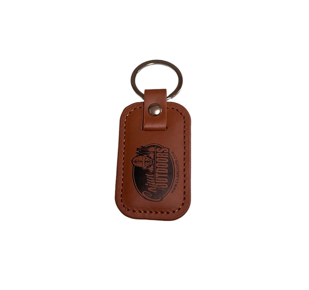 Cajun Leather Keychain